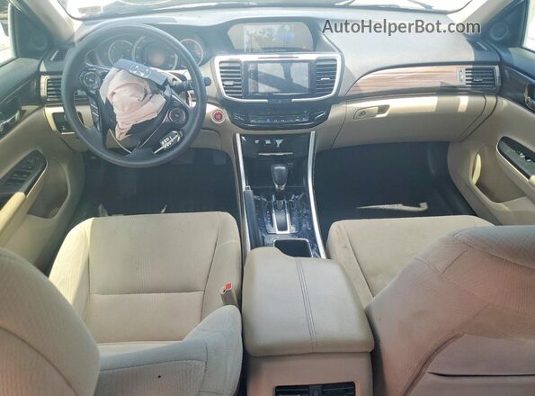 1HGCR2F76GA034128 2016 HONDA ACCORD White Առջևի վահանակի տեսք