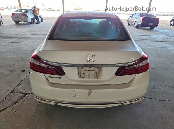 1HGCR2F76GA211308 2016 HONDA ACCORD White უკანა ხედი
