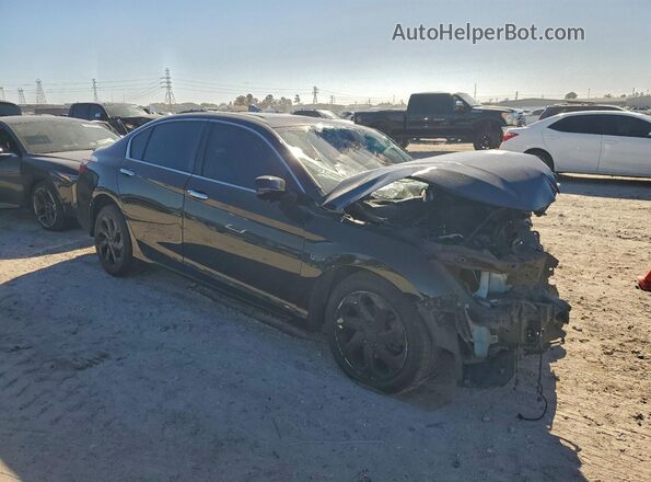 1HGCR2F76HA176366 2017 HONDA ACCORD Black წინა მარჯვენა