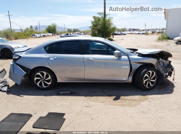1HGCR2F76HA268948 2017 HONDA ACCORD Silver უკანა სალონის ხედი