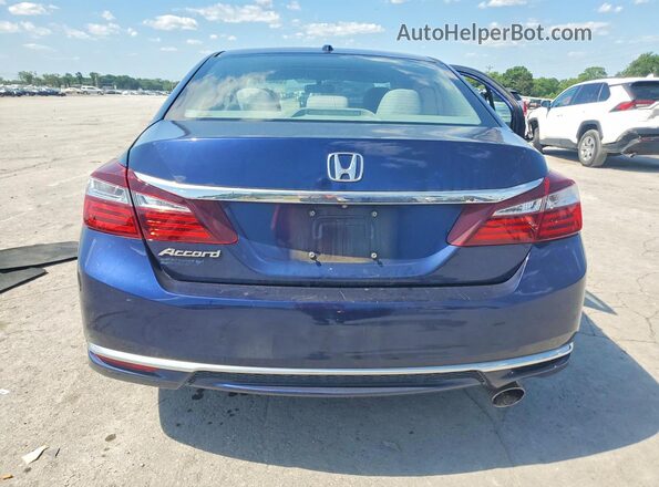 1HGCR2F76HA277097 2017 HONDA ACCORD Blue Rear view