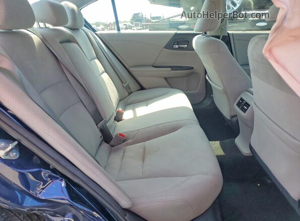 1HGCR2F76HA277097 2017 HONDA ACCORD Blue Rear seats view