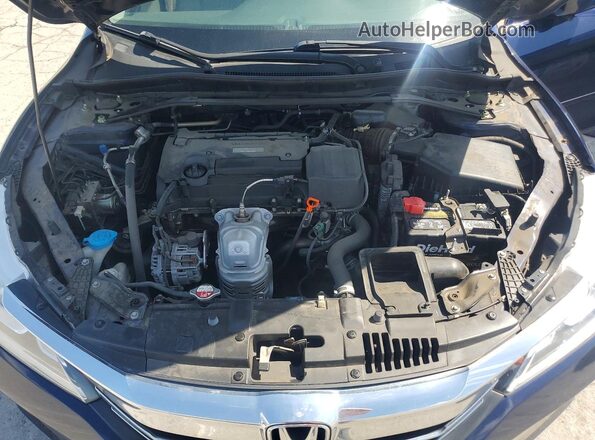 1HGCR2F76HA277097 2017 HONDA ACCORD Blue Rear interior view