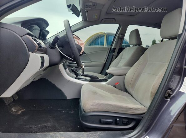 1HGCR2F77GA209924 2016 HONDA ACCORD Gray Widok wnętrza z przodu