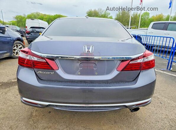 1HGCR2F77GA209924 2016 HONDA ACCORD Gray Widok z tyłu