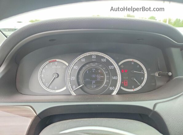 1HGCR2F77GA209924 2016 HONDA ACCORD Gray Widok zestawu wskaźników