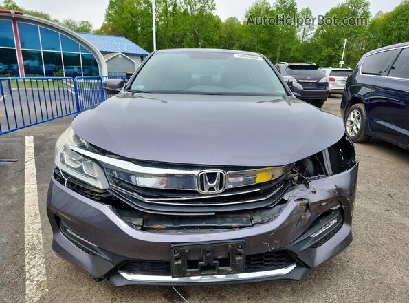 1HGCR2F77GA209924 2016 HONDA ACCORD Gray Widok z przodu