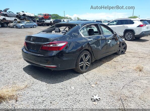 1HGCR2F77GA247282 2016 HONDA ACCORD Black Հետևի աջ