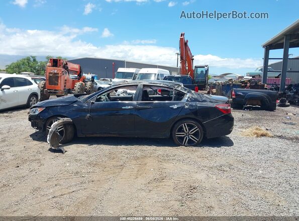 1HGCR2F77GA247282 2016 HONDA ACCORD Black Սալոնի 360 աստիճան տեսք
