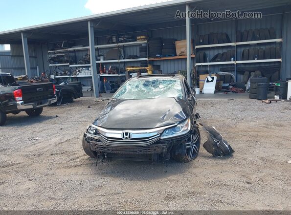 1HGCR2F77GA247282 2016 HONDA ACCORD Black Սարքավորումների վահանակի տեսք