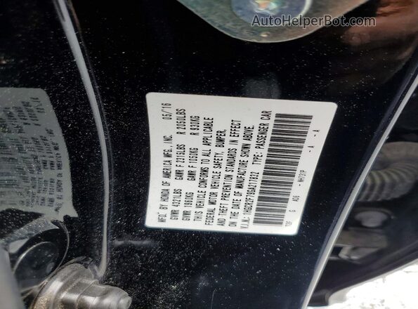1HGCR2F79GA217832 2016 HONDA ACCORD Black 