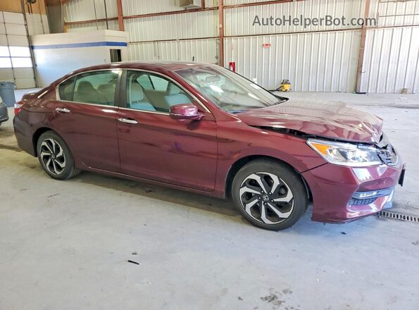 1HGCR2F79HA242330 2017 HONDA ACCORD Red Front right