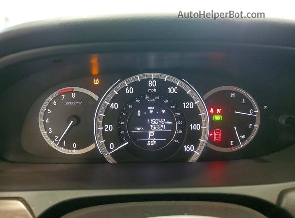 1HGCR2F79HA242330 2017 HONDA ACCORD Red Instrument cluster view