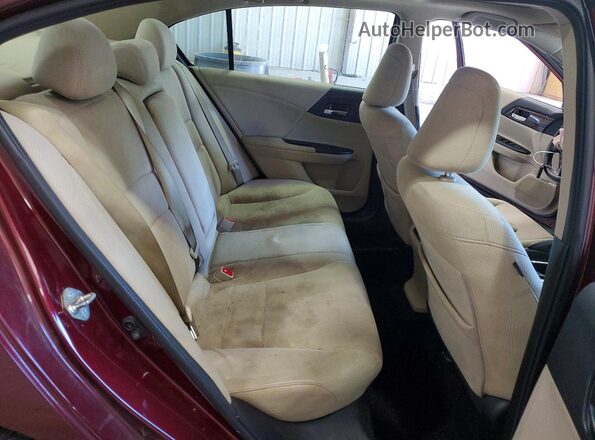 1HGCR2F79HA242330 2017 HONDA ACCORD Red Rear seats view