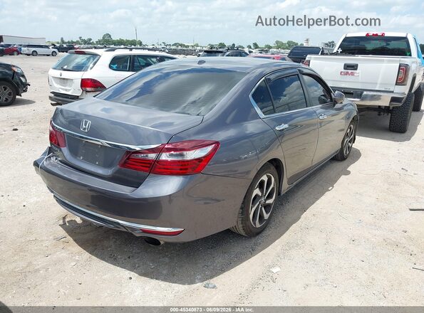 1HGCR2F7XGA014545 2016 HONDA ACCORD Gray Trasero derecho