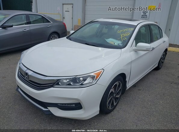 1HGCR2F7XGA172075 2016 HONDA ACCORD White Առջևի ձախ երեք քառորդ տեսարան