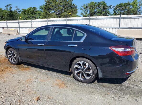1HGCR2F7XGA217306 2016 HONDA ACCORD Black Rear left