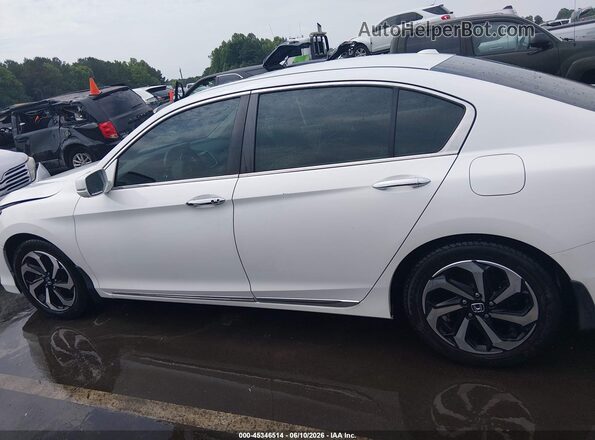 1HGCR2F80GA147307 2016 HONDA ACCORD Белый Панорамный вид салона 360°
