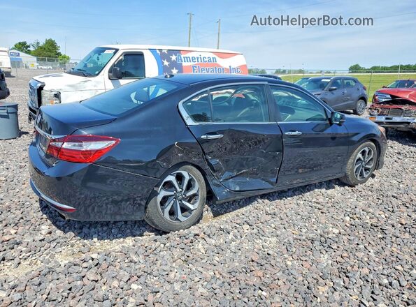 1HGCR2F81HA205572 2017 HONDA ACCORD Black უკანა მარჯვენა