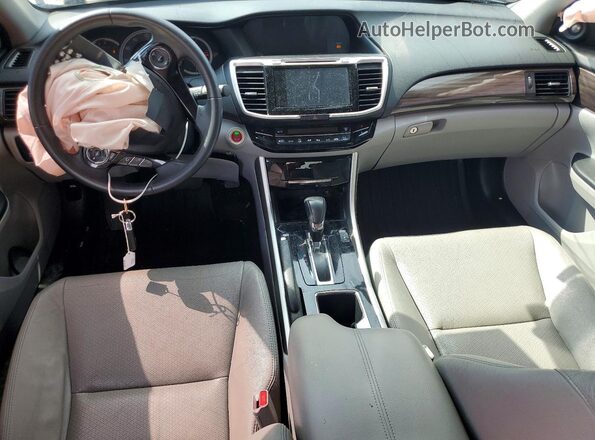 1HGCR2F81HA223067 2017 HONDA ACCORD Silver Առջևի վահանակի տեսք
