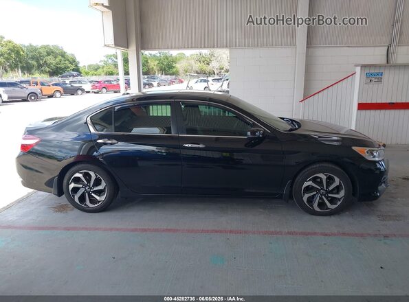 1HGCR2F81HA298044 2017 HONDA ACCORD Black Rear interior view