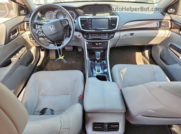 1HGCR2F82GA013897 2016 HONDA ACCORD Gray Vista del salpicadero