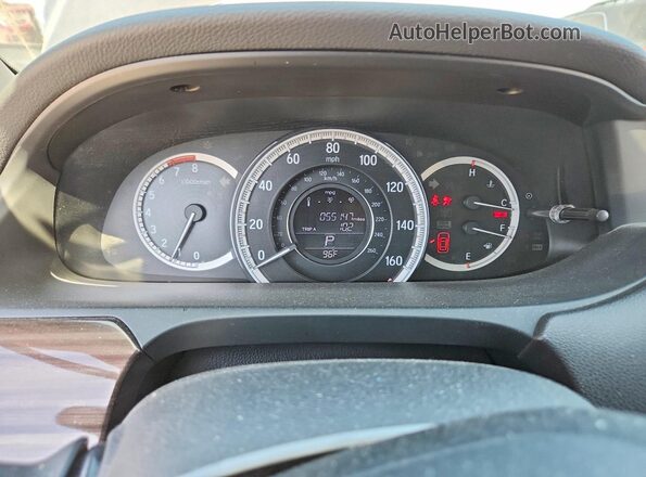 1HGCR2F82GA013897 2016 HONDA ACCORD Gray Vista del cuadro de instrumentos