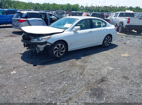 1HGCR2F82GA065675 2016 HONDA ACCORD White წინა მარცხენა ხედი სამი მეოთხედიდან
