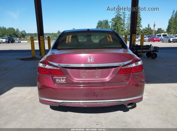 1HGCR2F82HA117517 2017 HONDA ACCORD Burgundy 