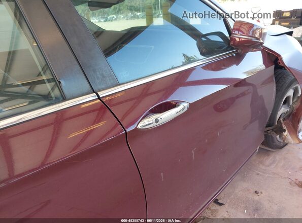 1HGCR2F82HA117517 2017 HONDA ACCORD Burgundy Вид щитка приладів