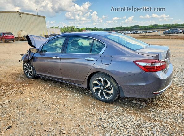 1HGCR2F82HA152008 2017 HONDA ACCORD Charcoal Rear left