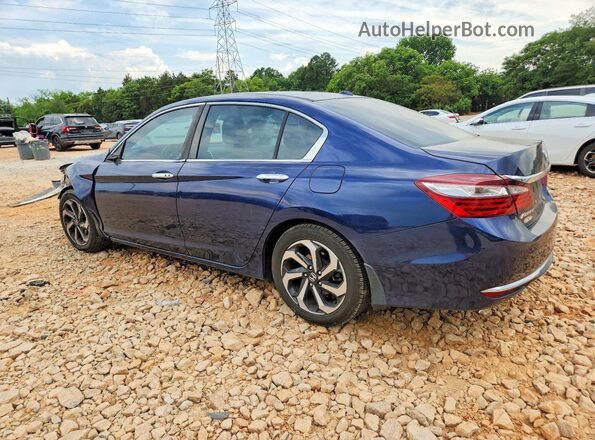 1HGCR2F82HA276196 2017 HONDA ACCORD Blue უკანა მარცხენა