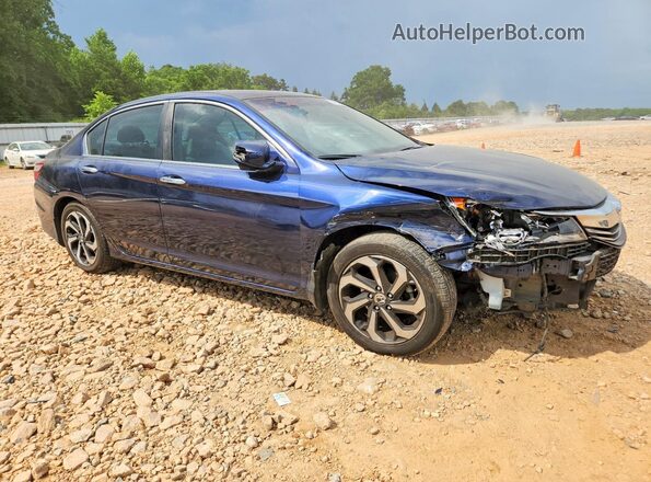 1HGCR2F82HA276196 2017 HONDA ACCORD Blue წინა მარჯვენა