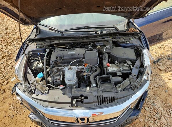 1HGCR2F82HA276196 2017 HONDA ACCORD Blue უკანა სალონის ხედი