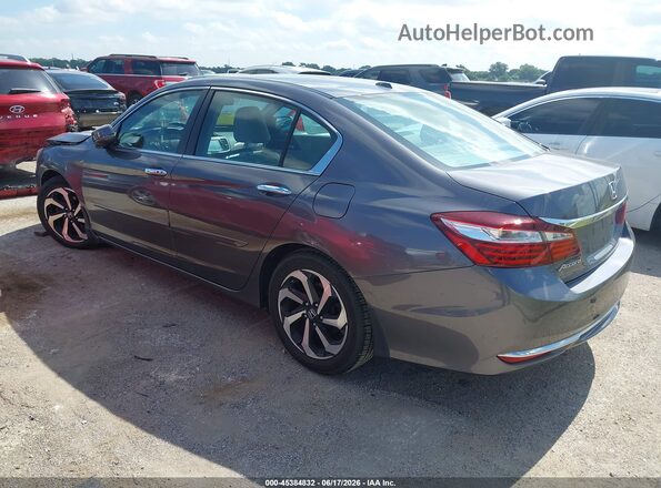 1HGCR2F83GA050490 2016 HONDA ACCORD Gray Задня ліва чверть