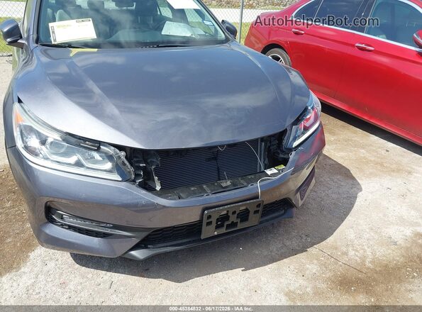 1HGCR2F83GA050490 2016 HONDA ACCORD Gray Вид спереду