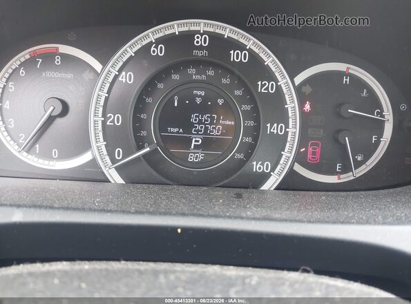 1HGCR2F83GA089726 2016 HONDA ACCORD Gray Widok tylnych siedzeń