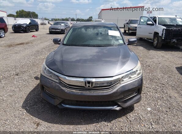 1HGCR2F83HA074709 2017 HONDA ACCORD Gray წინა ხედი