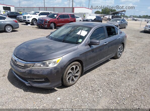 1HGCR2F83HA074709 2017 HONDA ACCORD Gray წინა მარცხენა ხედი სამი მეოთხედიდან