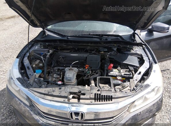 1HGCR2F83HA074709 2017 HONDA ACCORD Gray უკანა ხედი