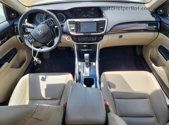1HGCR2F83HA083328 2017 HONDA ACCORD White Вид панелі приладів