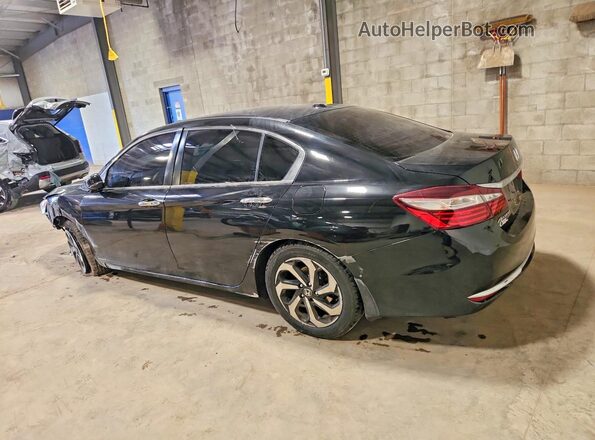 1HGCR2F83HA229727 2017 HONDA ACCORD Черный Задняя левая четверть