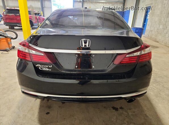 1HGCR2F83HA229727 2017 HONDA ACCORD Черный Вид сзади