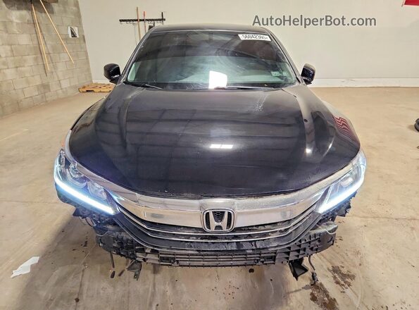 1HGCR2F83HA229727 2017 HONDA ACCORD Черный Вид спереди
