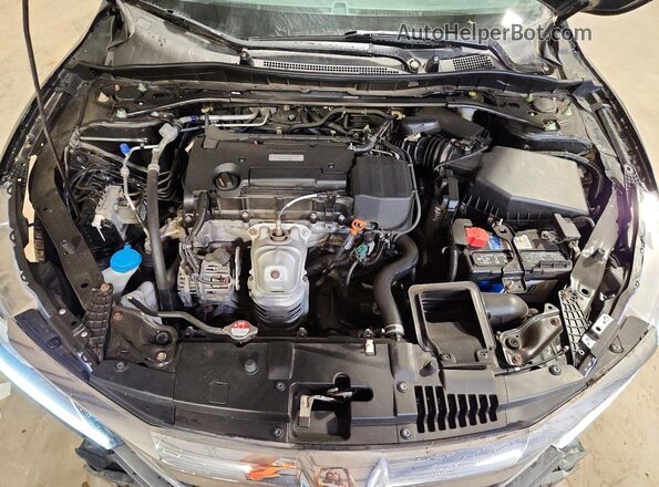 1HGCR2F83HA229727 2017 HONDA ACCORD Черный Вид задней части салона