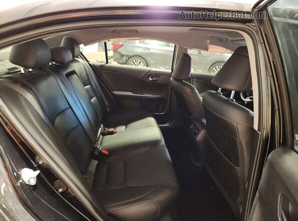 1HGCR2F83HA229727 2017 HONDA ACCORD Черный Вид задних сидений