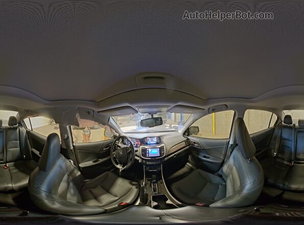 1HGCR2F83HA229727 2017 HONDA ACCORD Черный Панорамный вид салона 360°