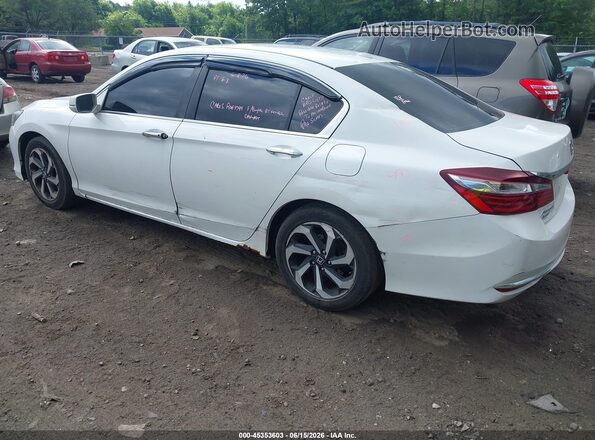 1HGCR2F84GA076810 2016 HONDA ACCORD White Rear left
