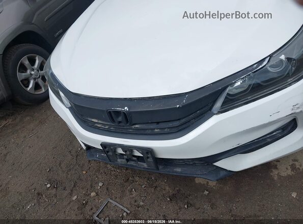 1HGCR2F84GA076810 2016 HONDA ACCORD White Instrument cluster view