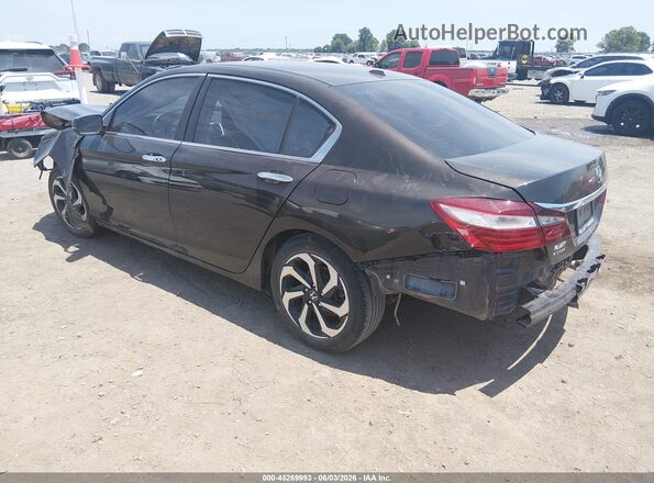 1HGCR2F84GA121034 2016 HONDA ACCORD Brown Հետևի ձախ